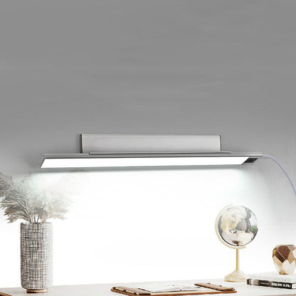 Rechargeable Swipe Sensor Rectangular LED Wall Sconce Lamp