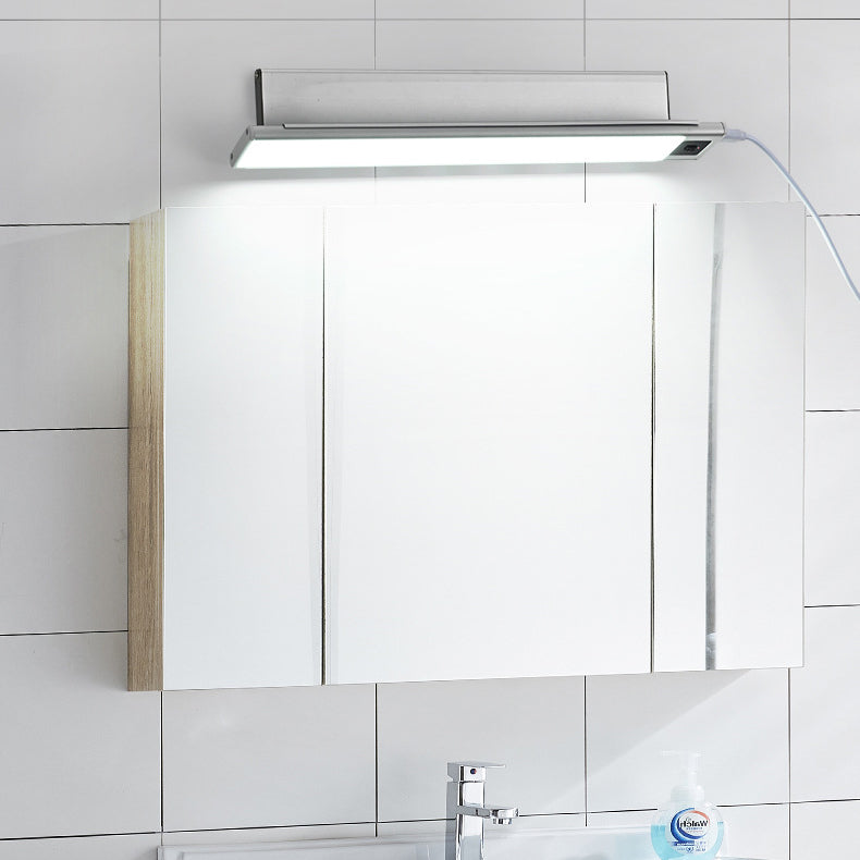 Rechargeable Swipe Sensor Rectangular LED Wall Sconce Lamp