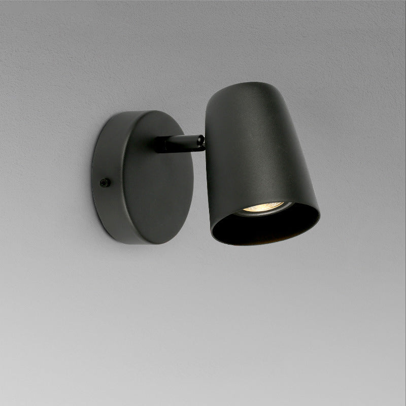 Metal Cylinder Rotatable 1-Light Wall Sconce Lamp