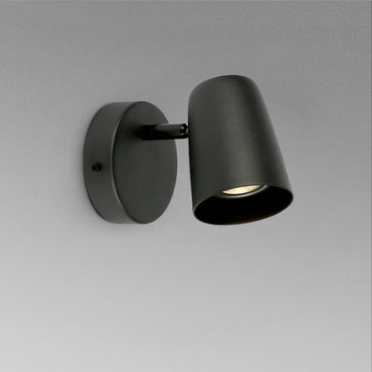 Metal Cylinder Rotatable 1-Light Wall Sconce Lamp