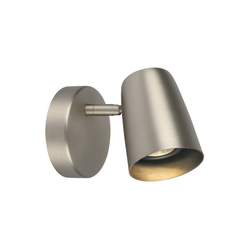 Metal Cylinder Rotatable 1-Light Wall Sconce Lamp