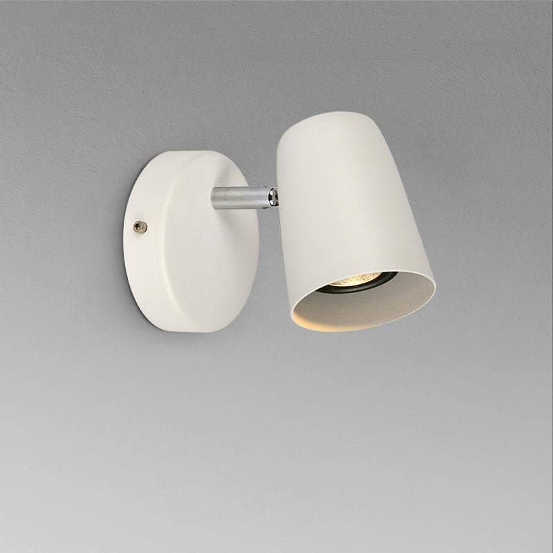 Metal Cylinder Rotatable 1-Light Wall Sconce Lamp