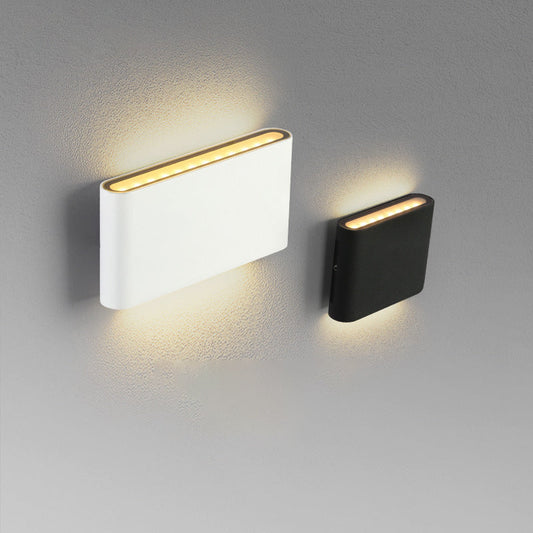 Minimalist Aluminum Square Rectangular LED Wall Sconce Lamp