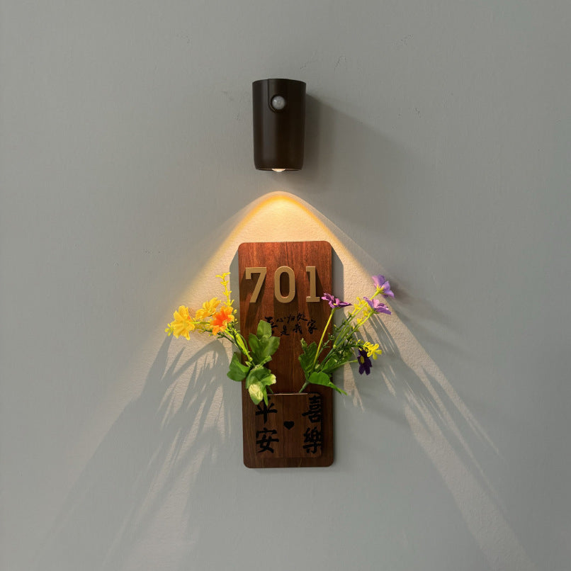 Rechargeable Magnetically Cylinder ABS LED Wall Sconce Lamp