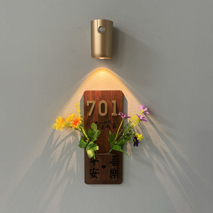 Rechargeable Magnetically Cylinder ABS LED Wall Sconce Lamp