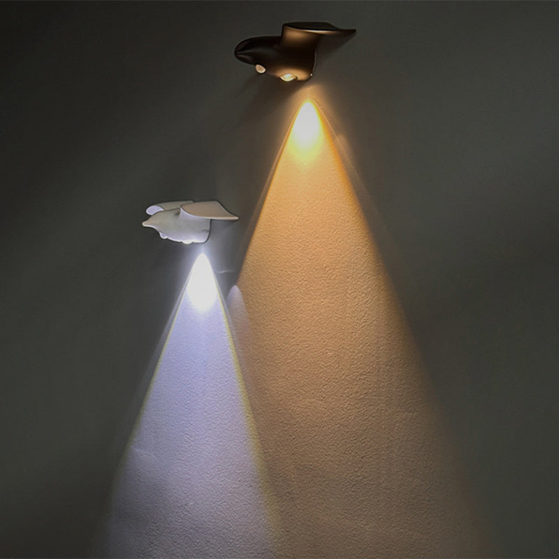 Rechargeable Waterproof ABS Gull LED Wall Sconce Lamp