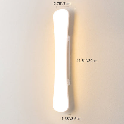 Modern Simplicity ABS PP Strip LED Wall Sconce Lamp