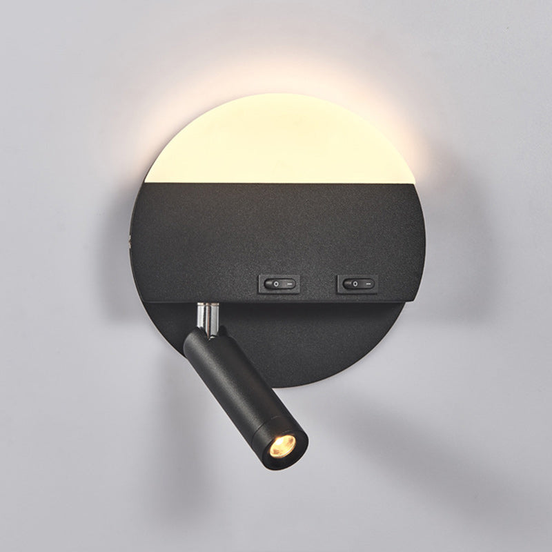 Simplicity Round Square Spotlight LED Wall Sconce Lamp
