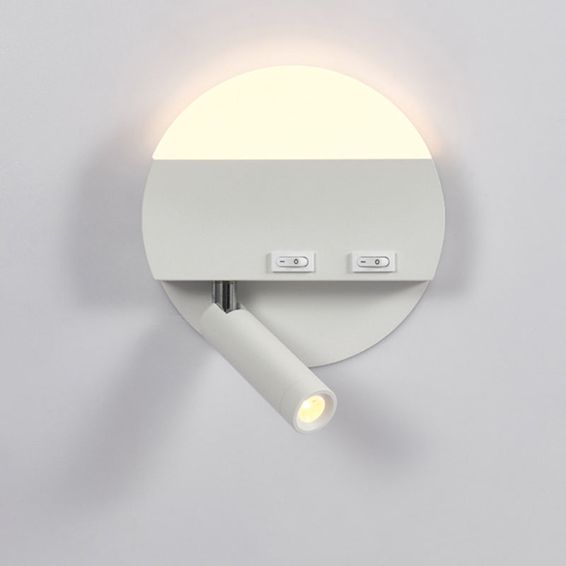 Simplicity Round Square Spotlight LED Wall Sconce Lamp