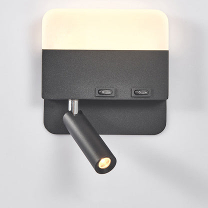 Simplicity Round Square Spotlight LED Wall Sconce Lamp