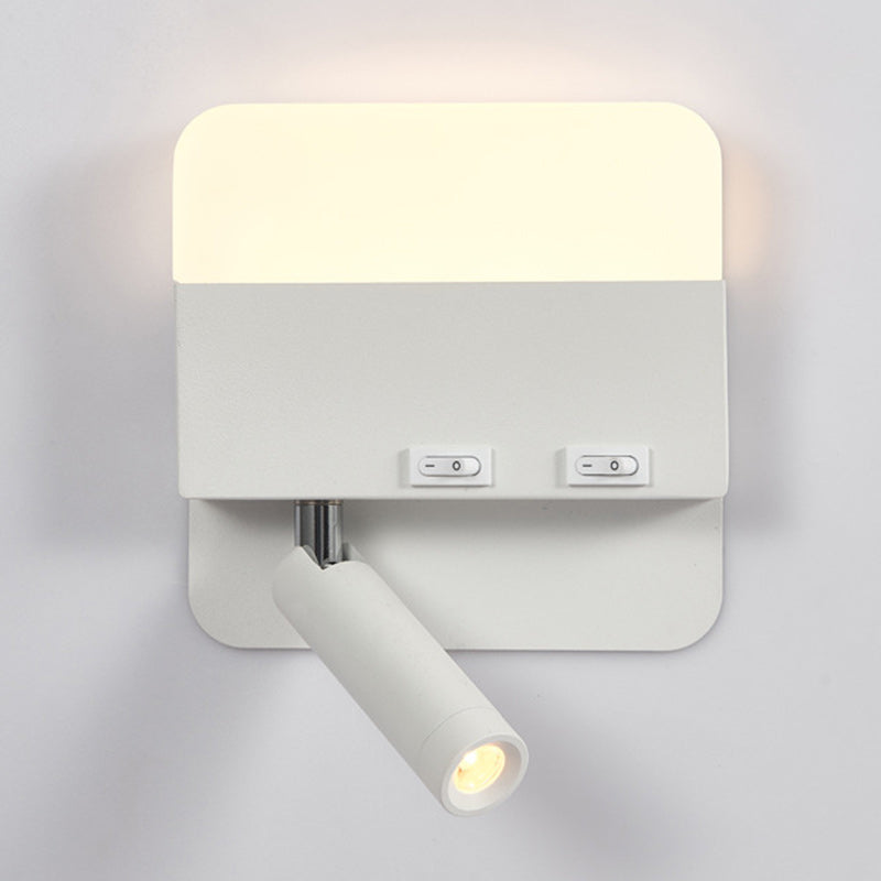 Simplicity Round Square Spotlight LED Wall Sconce Lamp