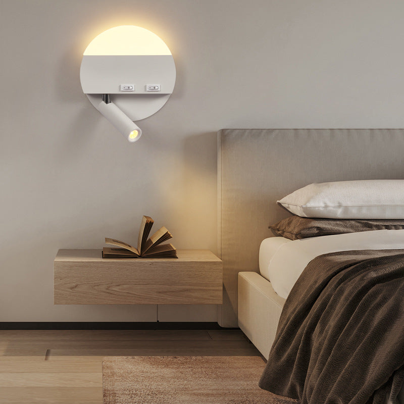 Simplicity Round Square Spotlight LED Wall Sconce Lamp
