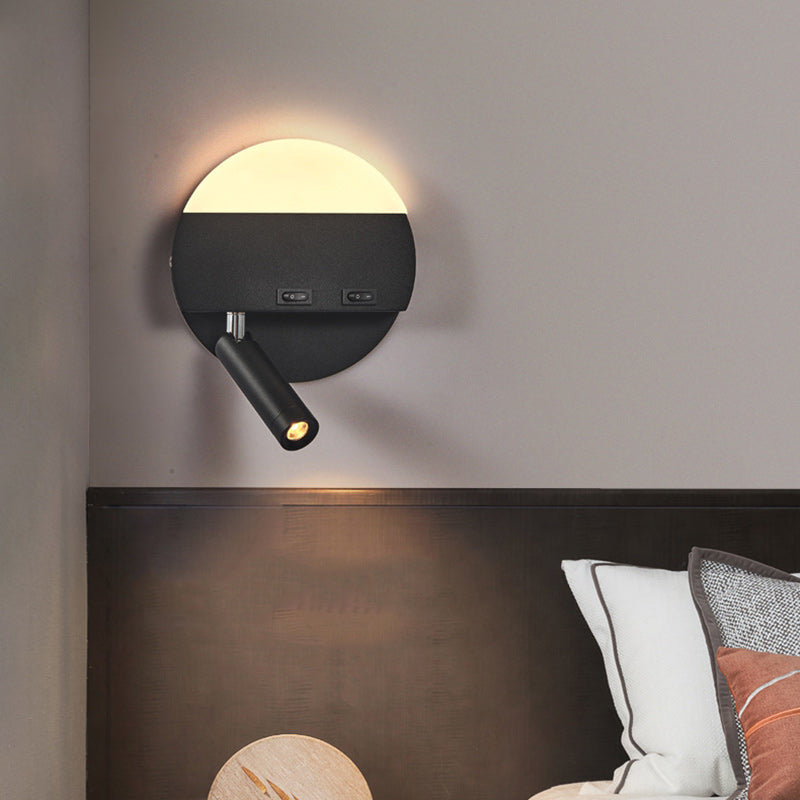 Simplicity Round Square Spotlight LED Wall Sconce Lamp