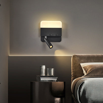 Simplicity Round Square Spotlight LED Wall Sconce Lamp