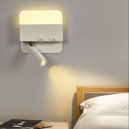 Simplicity Round Square Spotlight LED Wall Sconce Lamp