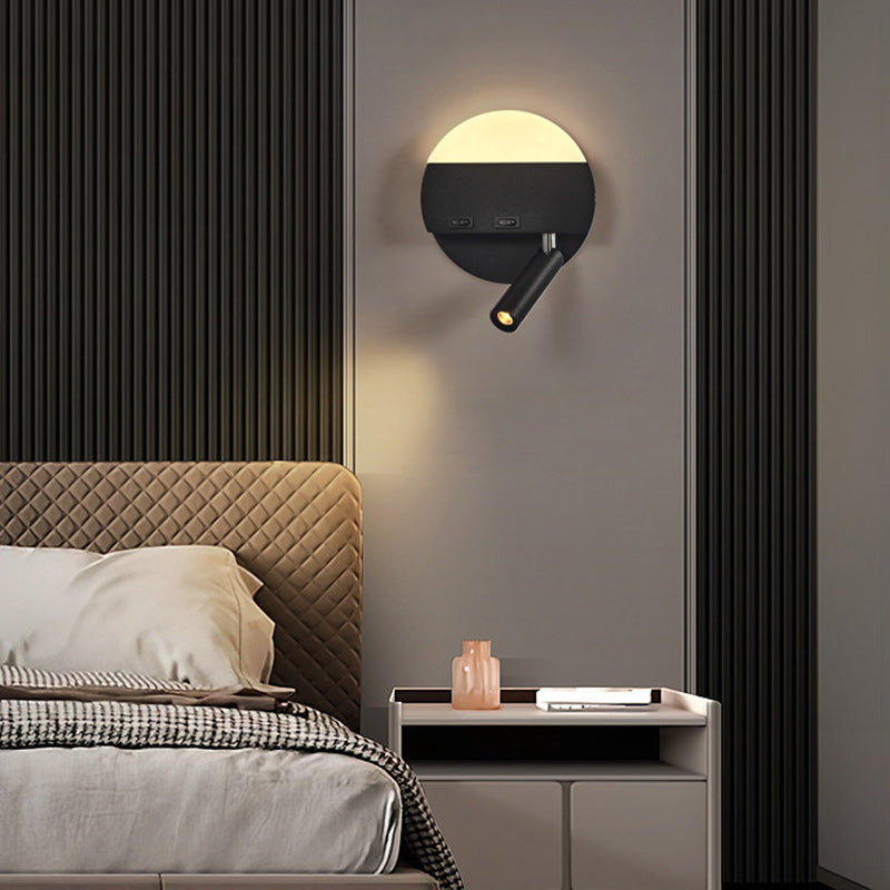 Simplicity Round Square Spotlight LED Wall Sconce Lamp