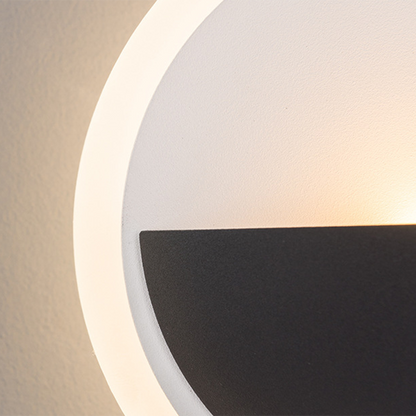Simplicity Acrylic Round Pull-Wire LED Wall Sconce Lamp