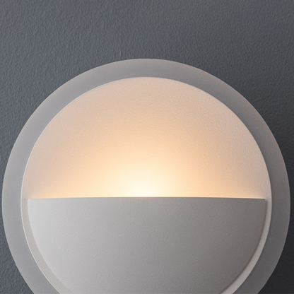 Simplicity Acrylic Round Pull-Wire LED Wall Sconce Lamp