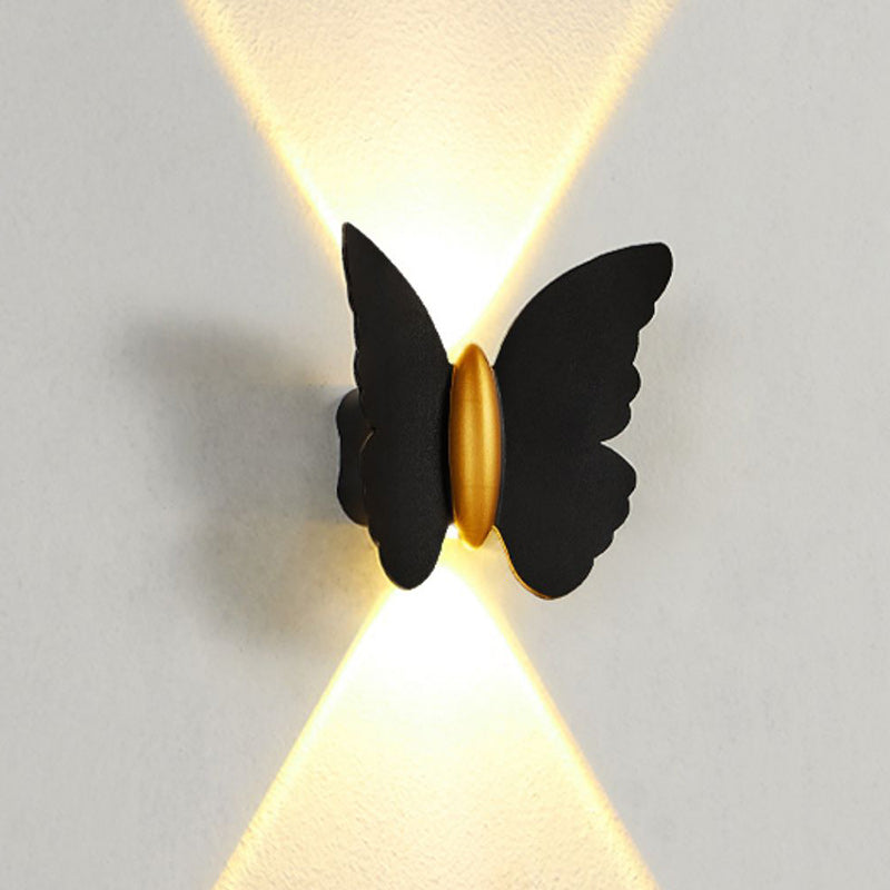 Creative Waterproof Butterfly Aluminum LED Wall Sconce Lamp