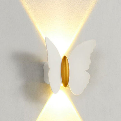Creative Waterproof Butterfly Aluminum LED Wall Sconce Lamp