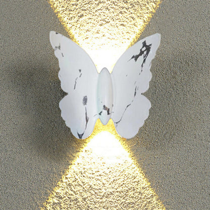 Creative Waterproof Butterfly Aluminum LED Wall Sconce Lamp