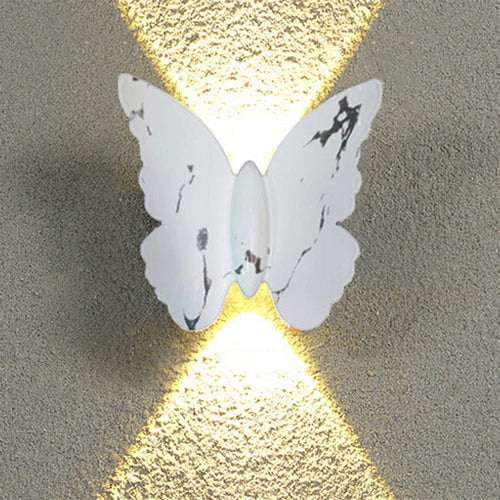 Creative Waterproof Butterfly Aluminum LED Wall Sconce Lamp