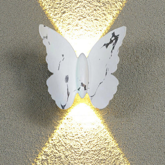 Creative Waterproof Butterfly Aluminum LED Wall Sconce Lamp