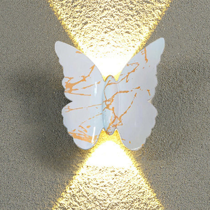 Creative Waterproof Butterfly Aluminum LED Wall Sconce Lamp
