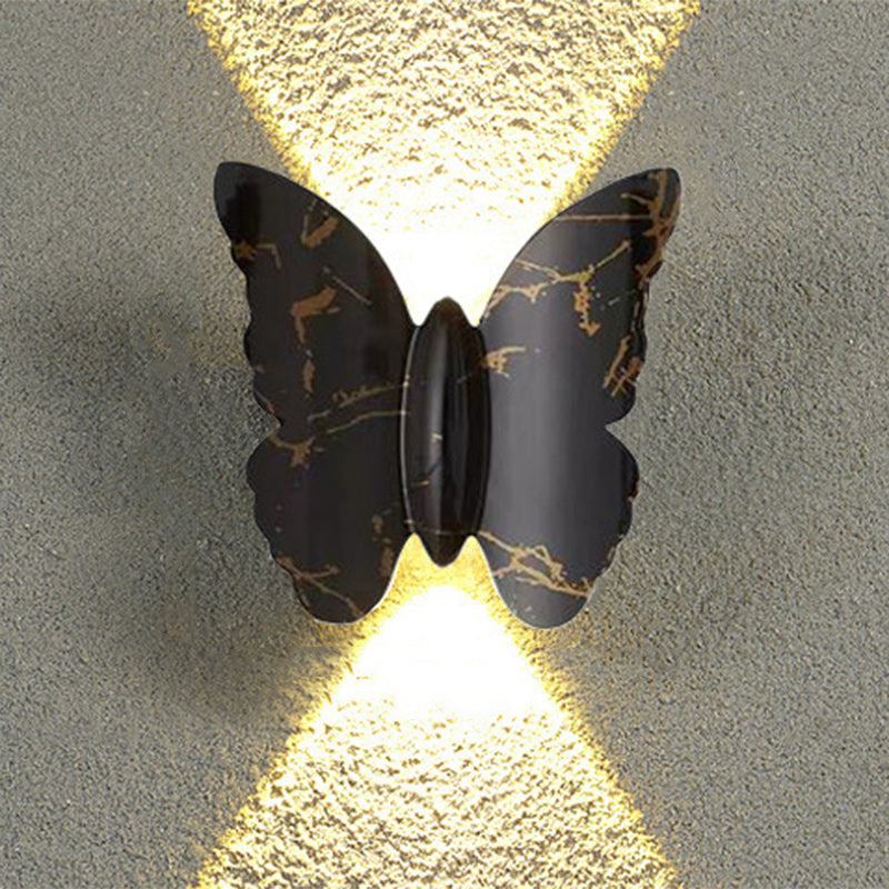 Creative Waterproof Butterfly Aluminum LED Wall Sconce Lamp