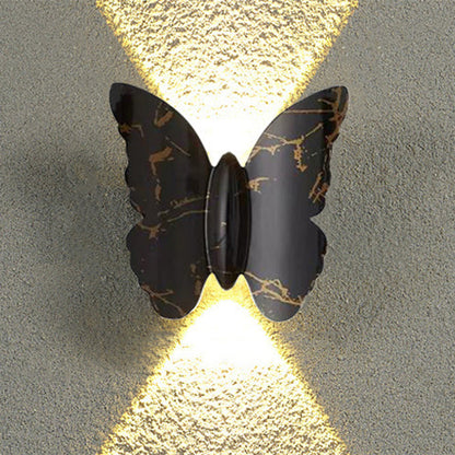 Creative Waterproof Butterfly Aluminum LED Wall Sconce Lamp