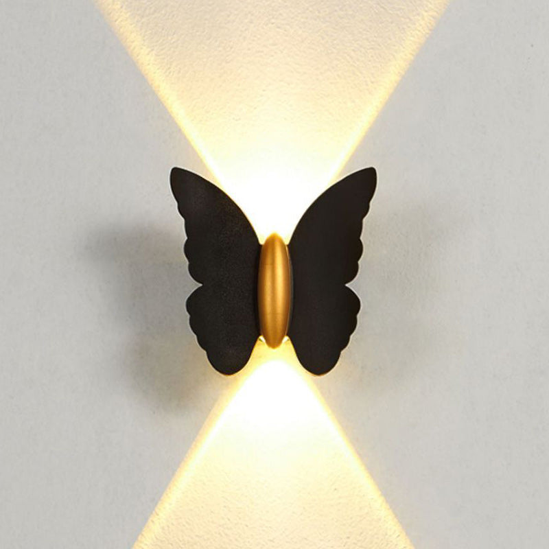 Creative Waterproof Butterfly Aluminum LED Wall Sconce Lamp