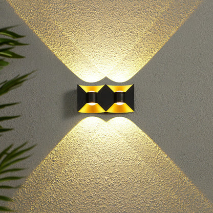 Waterproof Square Rectangular Aluminum LED Wall Sconce Lamp