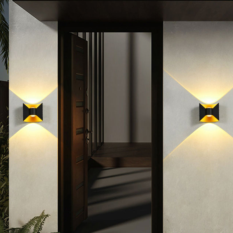 Waterproof Square Rectangular Aluminum LED Wall Sconce Lamp