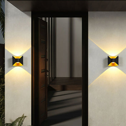 Waterproof Square Rectangular Aluminum LED Wall Sconce Lamp