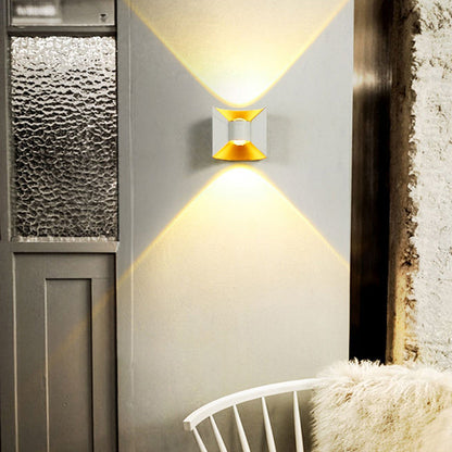 Waterproof Square Rectangular Aluminum LED Wall Sconce Lamp