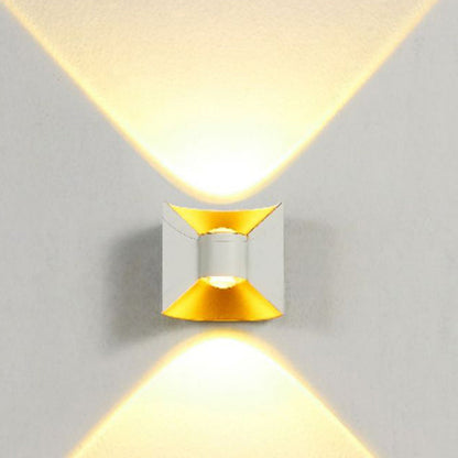 Waterproof Square Rectangular Aluminum LED Wall Sconce Lamp