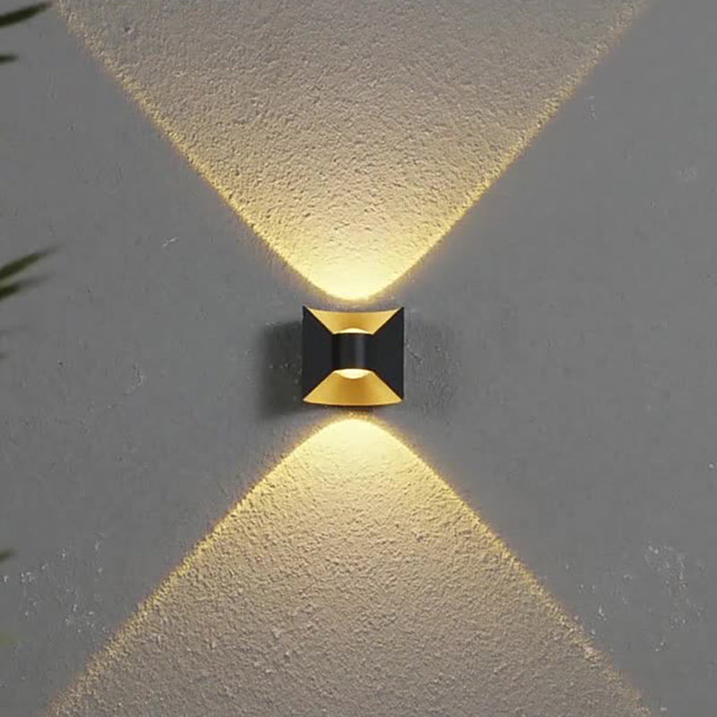 Waterproof Square Rectangular Aluminum LED Wall Sconce Lamp