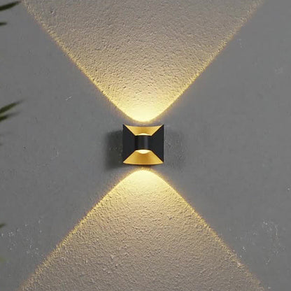 Waterproof Square Rectangular Aluminum LED Wall Sconce Lamp