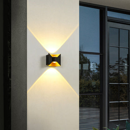 Waterproof Square Rectangular Aluminum LED Wall Sconce Lamp