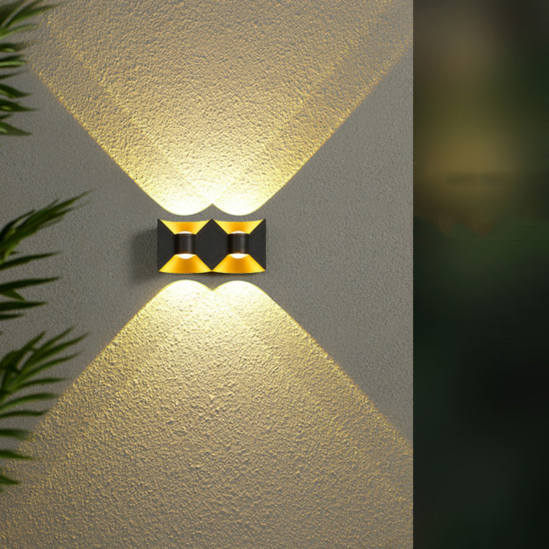 Waterproof Square Rectangular Aluminum LED Wall Sconce Lamp