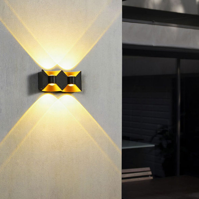 Waterproof Square Rectangular Aluminum LED Wall Sconce Lamp