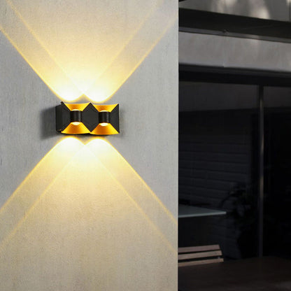Waterproof Square Rectangular Aluminum LED Wall Sconce Lamp