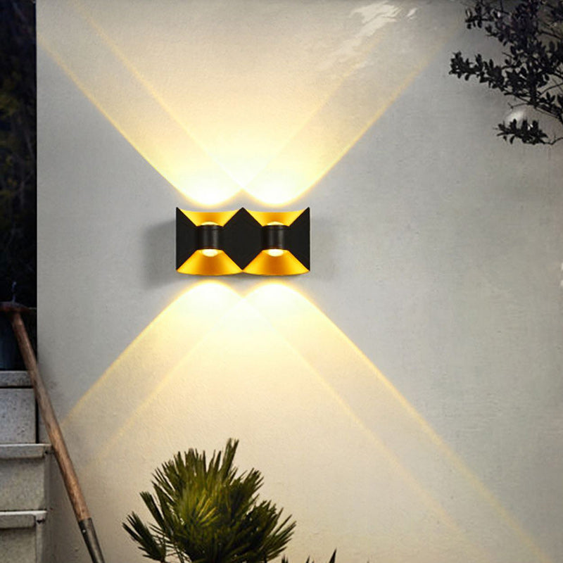 Waterproof Square Rectangular Aluminum LED Wall Sconce Lamp
