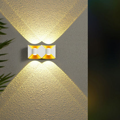 Waterproof Square Rectangular Aluminum LED Wall Sconce Lamp