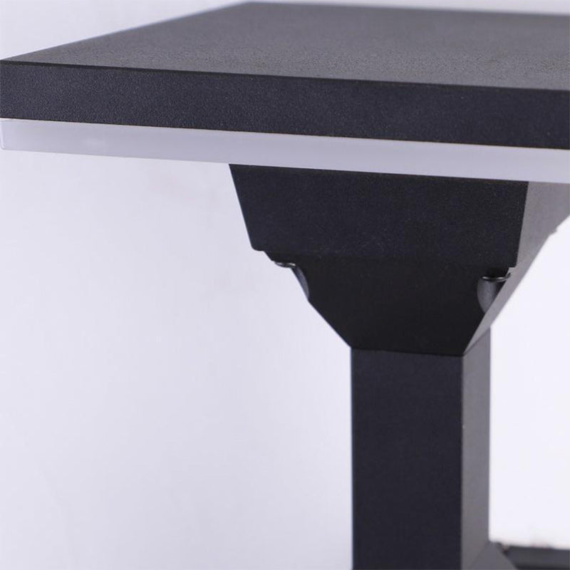 Simplicity Square Round Aluminum PC LED Wall Sconce Lamp