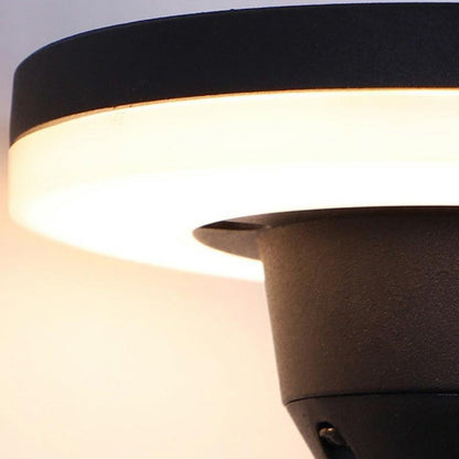 Simplicity Square Round Aluminum PC LED Wall Sconce Lamp