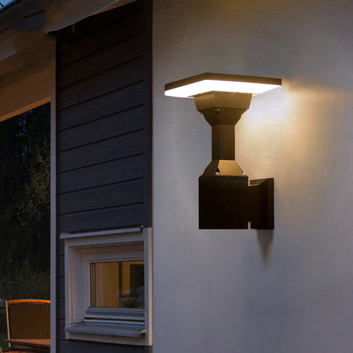 Simplicity Square Round Aluminum PC LED Wall Sconce Lamp