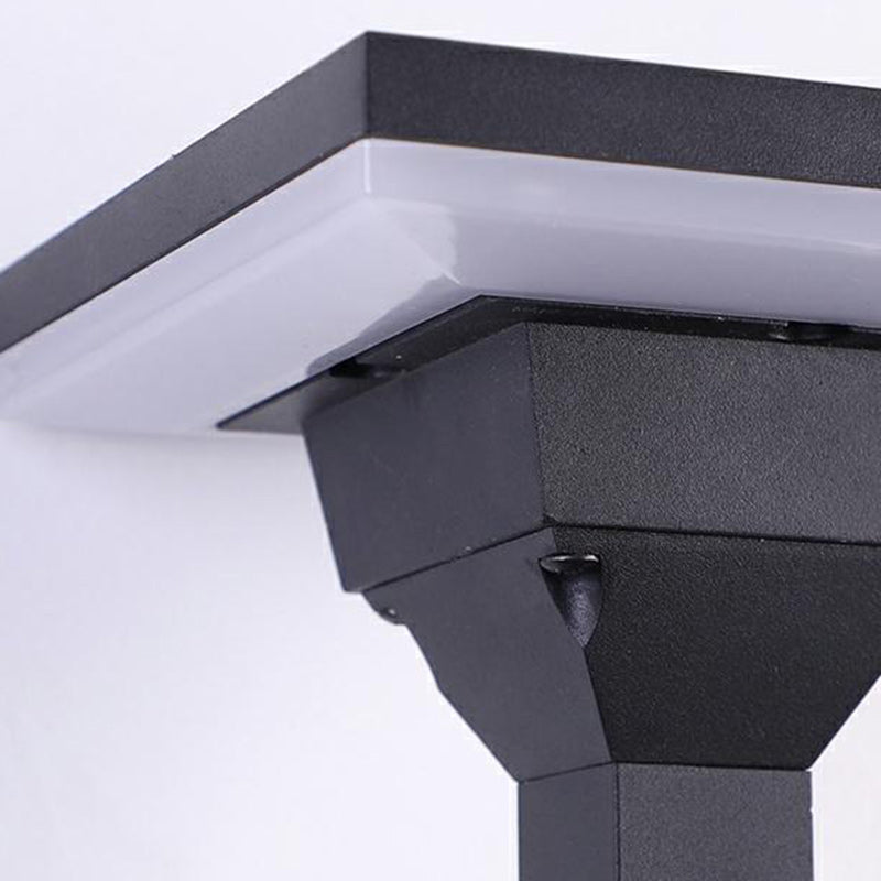 Simplicity Square Round Aluminum PC LED Wall Sconce Lamp