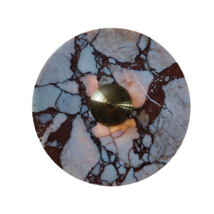 French Marble Aluminum Disc LED Wall Sconce Lamp