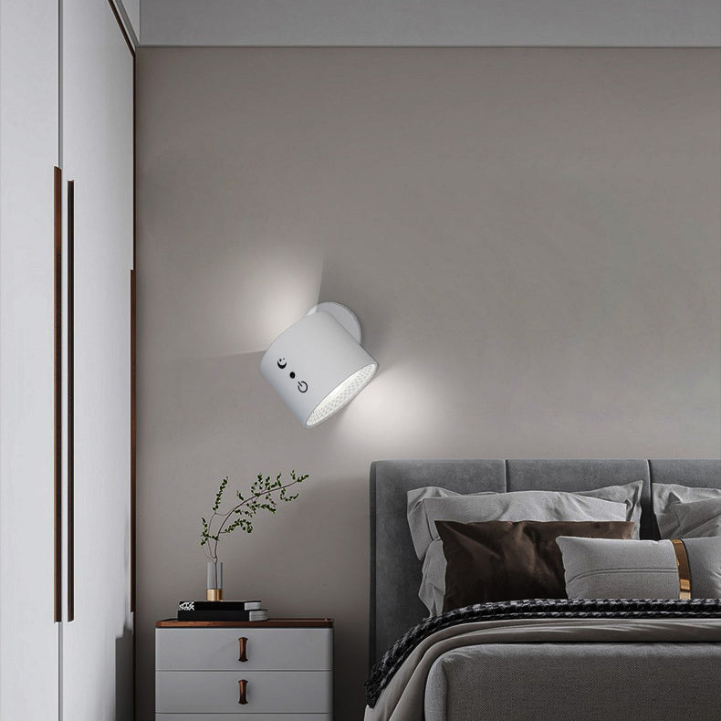 Rechargeable ABS PC LED Wall Sconce Lamp Night Light